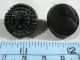 Mixed Of 10 Large Antique Victorian Jet Black Glass Mourning Buttons Lacy Buttons photo 8