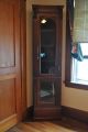 1800 - 1899 Cabinets And Cupboards Victorian Walnut Narrow Standing China Cabinet 1800-1899 photo 1