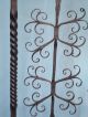 Antique Handmade Scrolled Wrought Iron Firescreen With Birds Hearth Ware photo 5