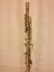 Antique Pedler Hoosier Silver Colored Clarinet In Case W/ Mouthpiece Elkhart In Wind photo 10