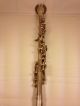 Antique Pedler Hoosier Silver Colored Clarinet In Case W/ Mouthpiece Elkhart In Wind photo 11