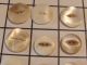 Antique Set 20 Assorted Button Pearl Sea Shell Imperfect Normal Carved Sew Thru Buttons photo 4