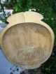 Antique French Primitive Carved Pine Wood Dough Bowl Farm Table Trough 36 Bowls photo 5