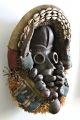 Compelling Dan Bugle Mask W/ Conical Eyes & Headdress African Art (liberia) Masks photo 1