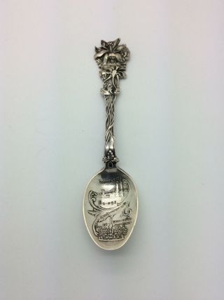 Rare Sterling Silver P & B Souviner Spoon - Cincinnati,  Oh 1900 - 1940 photo