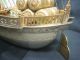 Japanese Treasure Ship Sterling Silver And Gilt Rare 28 Ounces Other photo 5