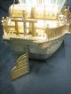 Japanese Treasure Ship Sterling Silver And Gilt Rare 28 Ounces Other photo 8