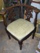 Rare Antique French Side Chair Hand Carved With Gothic Images Circa 1800 ' S 1800-1899 photo 9