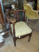 Rare Antique French Side Chair Hand Carved With Gothic Images Circa 1800 ' S 1800-1899 photo 2
