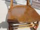 Rare Antique Victorian Tiger Oak Child S Or Doll Rocking Chair Early Rocker 1800-1899 photo 7