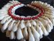 Buffalo Tooth Necklace Red Beeds Png New Guinea Style Fashion Ferdy Pacific Islands & Oceania photo 4