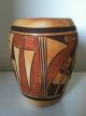 Vintage,  Antique Old Hopi Vase,  Navaquavi?,  Design And Colors, Native American photo 2