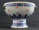 Antique Chinese Porcelain Bowl Dish Centerpiece 18 - 19th Century Qing Dynasty Bowls photo 1