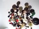 Antique Vintage Button Bakelite Horn Metal Glass Cut Steel Charmstring More Buttons photo 5