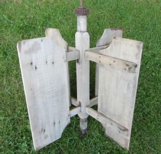 Antique Fanning Mill Wood Fan Blade Paddle 36 