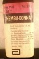 Vintage Nembu - Donna Pentobarbital Sodium Bottle Narcotic Schedule Ii Belladonna Bottles & Jars photo 4