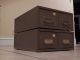 Vintage Storage File Boxes Retro Home Decor Postal Box Metal Tin Vtg Card Case Other photo 2