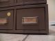 Vintage Storage File Boxes Retro Home Decor Postal Box Metal Tin Vtg Card Case Other photo 4
