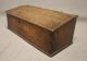 Antique 19thc,  Days Of The Week,  Sectioned Dovetailed Figured Oak Box Chest Bank Boxes photo 5