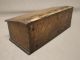 Antique 19thc,  Days Of The Week,  Sectioned Dovetailed Figured Oak Box Chest Bank Boxes photo 6