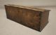 Antique 19thc,  Days Of The Week,  Sectioned Dovetailed Figured Oak Box Chest Bank Boxes photo 7