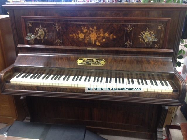 Crane And Sons Antique Upright Piano Late 19 Th Century - Keyboard photo