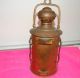 Antique Brass Nautical Maritime Ship Lantern Circa About 1900 Lamps & Lighting photo 3