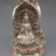 Tibet Silver Bronze Buddhism Statue - Three Face Buddha W Ming Xuande Mark Buddha photo 4