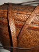 Antique Bamboo Backpack Philippines Ifguao Tribe Patina Pacific Islands & Oceania photo 1