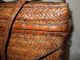 Antique Bamboo Backpack Philippines Ifguao Tribe Patina Pacific Islands & Oceania photo 2