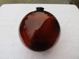 6 Inch Brown Northwest Glass Company Glass Float Ball (1178) photo