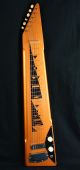 60s Space Age Design Harmony H1 Lap Steel Guitar 1960s Fine Condition With Case String photo 4