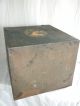 Large Antique Tin General Store Coffee,  Tea,  Flour Bin,  Tole Painted,  Victorian Lady Display Cases photo 10