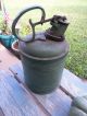Antique Protectoseal Kerosene/gas Can,  Old Green Paint Primitives photo 3