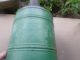 Antique Protectoseal Kerosene/gas Can,  Old Green Paint Primitives photo 5
