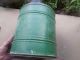 Antique Protectoseal Kerosene/gas Can,  Old Green Paint Primitives photo 6