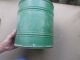 Antique Protectoseal Kerosene/gas Can,  Old Green Paint Primitives photo 7