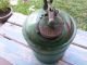 Antique Protectoseal Kerosene/gas Can,  Old Green Paint Primitives photo 8