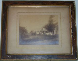 Antique Albumen Or Salt Print Of Massachusetts Burpee Family photo
