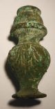 Museum Piece Ancient Roman Or Byzantine Bronze Miniature Vase Or Perfume Bottle Roman photo 6