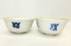 H034: Chinese Old Blue - And - White Porcelain Plate Tea Cup Of Qing Dynasty Age.  1 Glasses & Cups photo 2