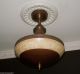 ((sharp))  30s Vintage Ceiling Light Lamp Fixture Chandelier Gill Mfg Chandeliers, Fixtures, Sconces photo 8