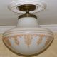 ((eastlake)) ) Vintage 20 ' S 30 ' S Ceiling Light Lamp Fixture Can Add Chain Chandeliers, Fixtures, Sconces photo 1