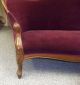 Vintage Loveseat W/serpentine Back With Matching His & Her ' S Side Chairs Unknown photo 11
