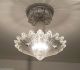 1930s Starburst Art Deco Ceiling Lamp Light Fixture X - Treme 1 Of 3 Chandeliers, Fixtures, Sconces photo 1