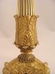 Fantastic Pair French Antique Ormolu Bronze Empire Candlesticks 1800 ' S (6855) Chandeliers, Fixtures, Sconces photo 9