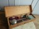 Antique Misc Medical Items In Wooden Box Other photo 9