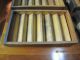 Ten Drawer Printer Tray Shadow Box Cabinet W Labels Display Jewelry Or Watches 1900-1950 photo 2