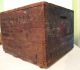 Antique Remington Typewriter Large Crate Wood Box Great Graphics Cool End Table Boxes photo 5