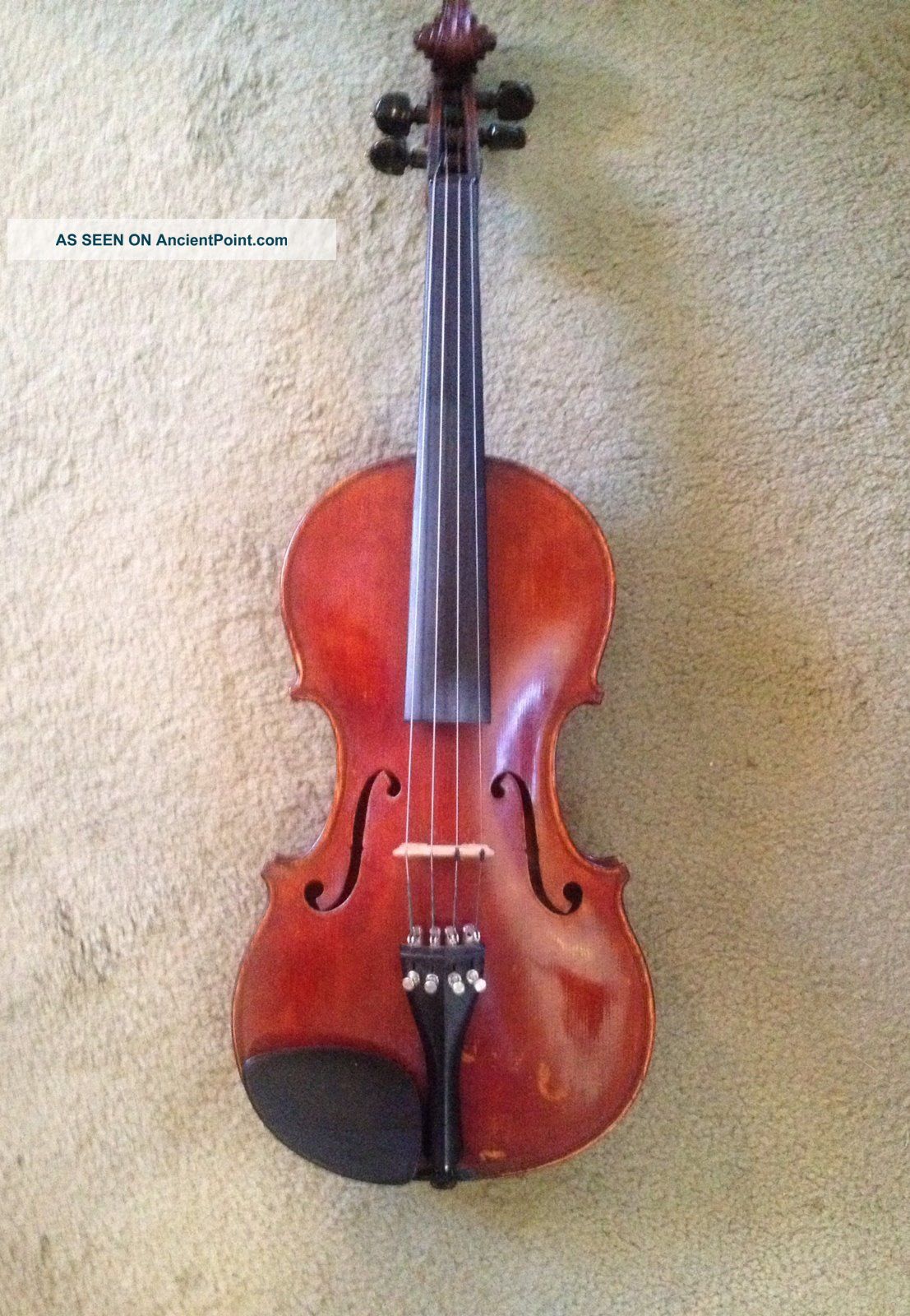 Italian Violin With Alligator Case And Nurmberger Bow String photo